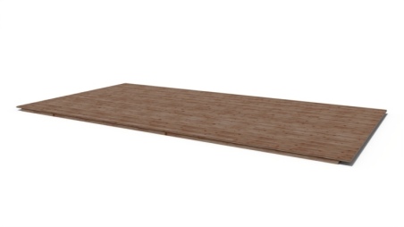 Plancher universel pour abris de jardin - 18 mm - paquet de 3 m2 - Traité