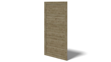 Pergola de jardin 4.04x3.06m avec panneaux - traité