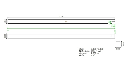 Pergola de jardin 4.04x3.06m avec panneaux - traité