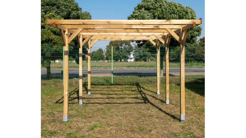 Carport, abri de voiture  3.04x5.12 m - 15.57 m2