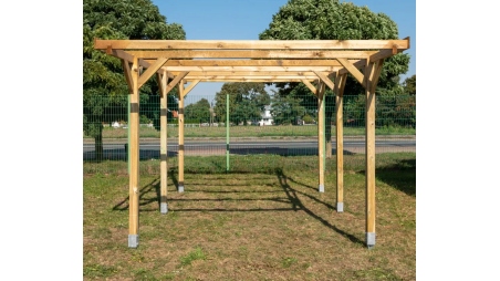 Carport, abri de voiture  3,04x5,12 m - 15,57 m2