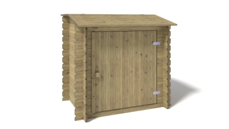 Armoire de jardin en bois -1,20x0,89 m - H.1,13 m - imprégné