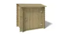 Armoire de jardin en bois -1,20x0,89 m - H.1,13 m - imprégné