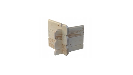 Terrasse en bois avec balustrade pour abri en bois - 10m2 - 5m x 2m - couleur: naturel