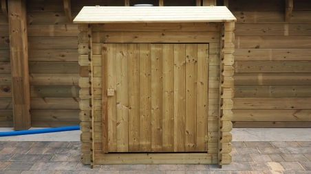 Piscine en bois 4,71x4,72 - H.1,20 m autoportante