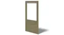 Panneau pour pergola avec fenêtre 1,01x2,17m