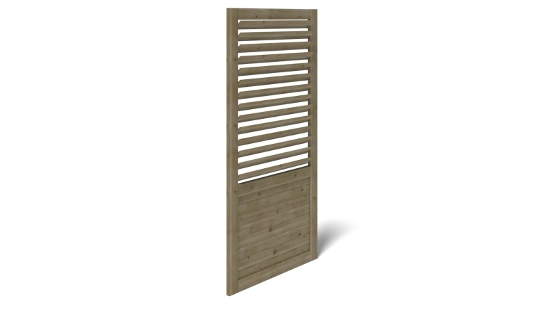 Panneau pour pergola avec persienne 1,01x2,17m