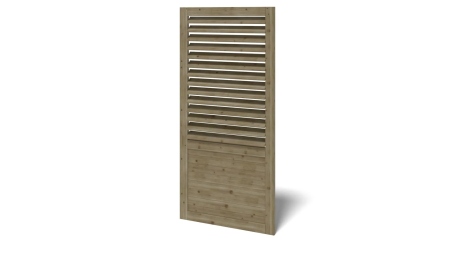 Panneau pour pergola avec persienne 1,01x2,17m