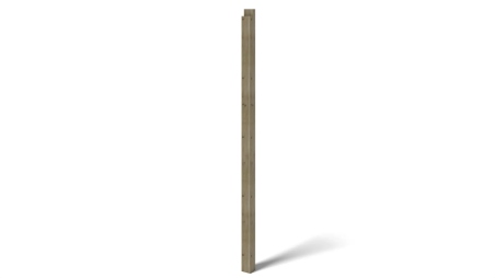 Pergola de jardin 4,04x4,04m avec panneaux - traité