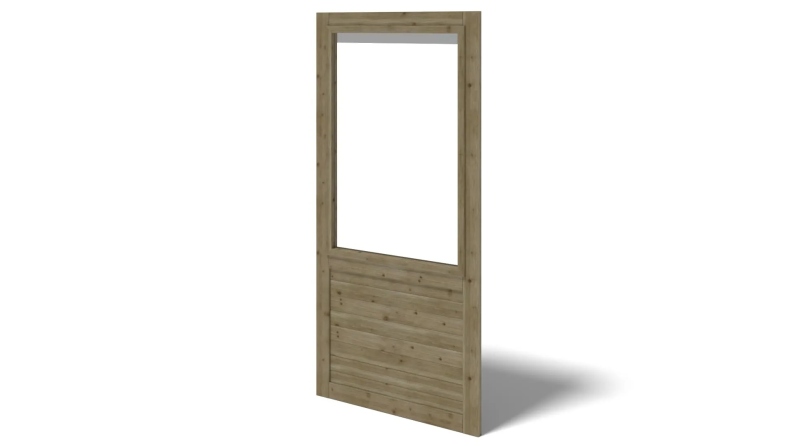 Pergola de jardin 5x3.06m avec panneaux - traité