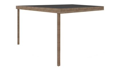 Pergola de jardin 3.02x4.24m - traité