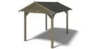 Pergola de jardin 4,04x3,06m - traité
