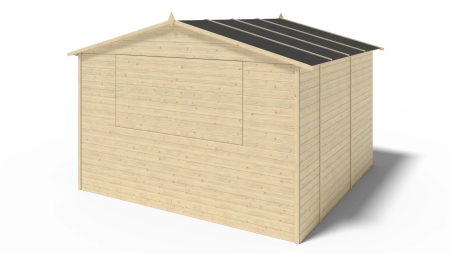 Kiosque/ stand de marché/ de vente 9,42 m2 - 3,11x3,03 m - 19 mm