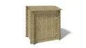 Armoire de jardin en bois -1,20x0,89 m - H.1,26 m - imprégné
