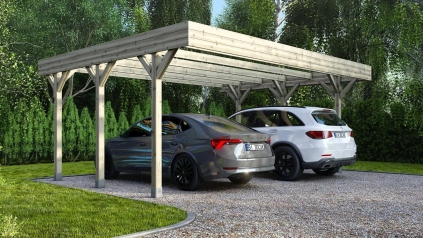 Carport, abri de voiture  6,06x5,03 m - 30,48 m2