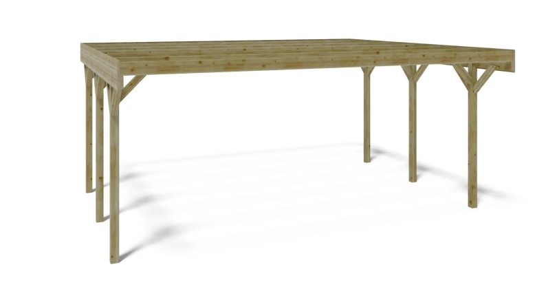 Carport, abri de voiture  6.06x5.03 m - 30.48 m2