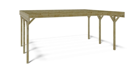 Carport, abri de voiture  6,06x5,03 m - 30,48 m2