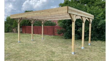 Carport, abri de voiture  6,06x5,03 m - 30,48 m2