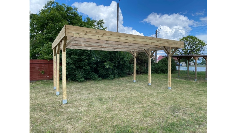 Carport, abri de voiture  6.06x5.03 m - 30.48 m2