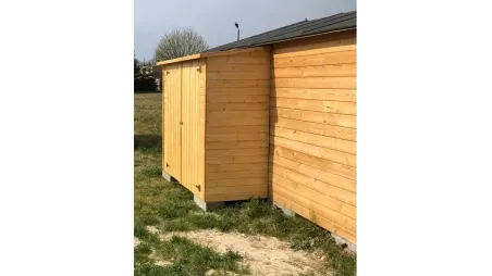 Armoire de jardin à outils 1,66x0,82 m H.1,86 - avec plancher et paroi arrière