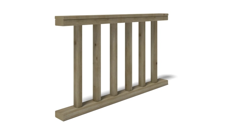 Balustrade pour pergola