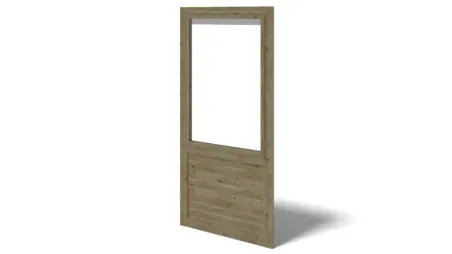 Pergola de jardin 4,04x4,04m avec panneaux - traité