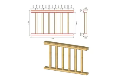 Pergola de jardin 4,04x4,04m avec panneaux - traité