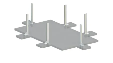 Piscine en bois Aqua 4,65x2,85 - H.1,24 m fixations à visser