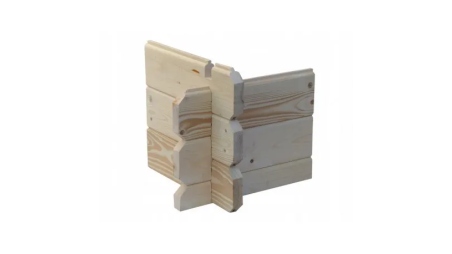 Abri de jardin en bois - 17,40m2 - 5,79x3m - Ep. 28mm - Couleur: naturel