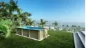Piscine en bois Aqua 6,1x2,85 - H.1,31 m fixations à visser