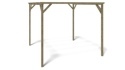 Carport, abri de voiture  3x3 m - 9 m2