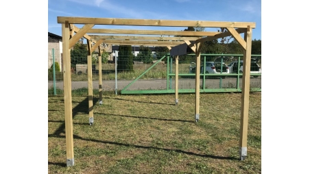 Carport, abri de voiture  3x5,10 m - 15,30 m2