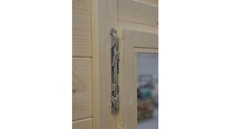 Abri de jardin en bois - 36m2 - 6x6m - Ep. 40mm - Couleur: naturel