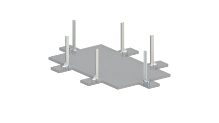 Piscine en bois Aqua 6,1x2,85 - H.1,31 m fixations à visser