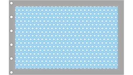 Bâche d’été 7,97 x 3,82 m pour piscine BAS7309