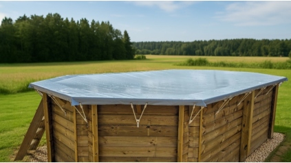 Bâche d’hiver  7,16 x 3,91 m pour piscine BAS7308