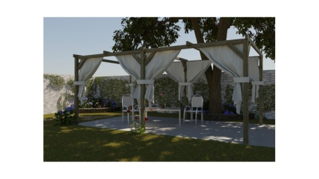 Carport, abri de voiture  3x5.1 m - 15.3 m2 Carport, abri de voiture  3x5.1 m - 15.3 m2