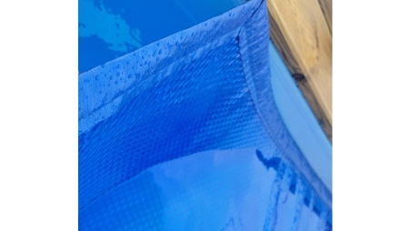 Bâche à bulles d'été 3.77 x 2.48 m pour piscine BAS7302. BAS7303