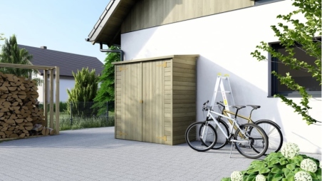 Armoire de jardin à outils 1.66x0.82 m H.1.86