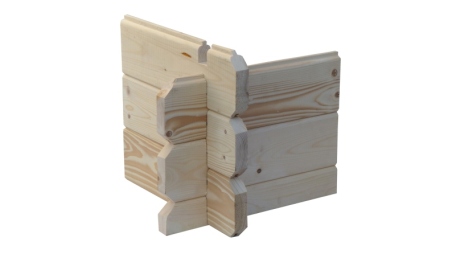 Abri de jardin en bois - 9m2 - 3x3m - Ep. 28mm - Couleur: naturel
