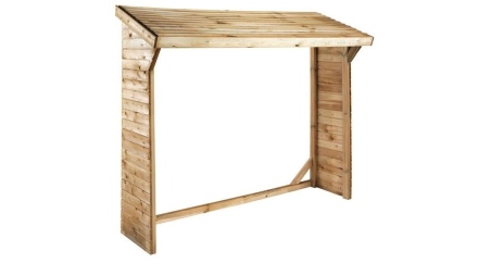 Bûcher 1.55 m3 - 2x0.5 m - H.1.85 m - Traité