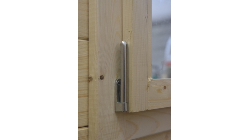 Abri de jardin en bois - 30m2 - 6x5m - Ep. 40mm - Couleur: naturel