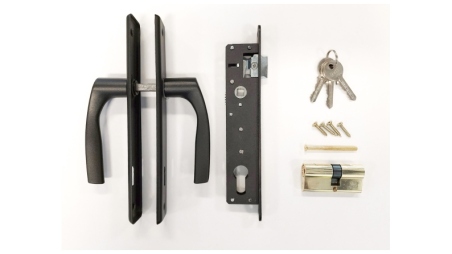 Abri de jardin en bois - 5x5 m + terrasse avec balustrade et avant-toit en bois - 35 m2