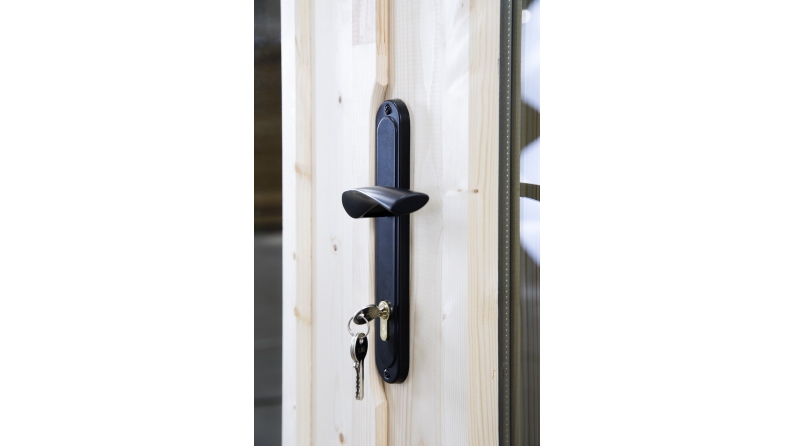 Abri de jardin en bois - 16m2 - 4x4m - Ep. 34mm - Couleur: naturel