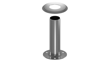 Échelle de piscine en acier inoxydable à 4 marches