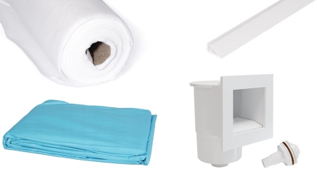 Piscine en bois 6.57x4.07 - H.1.2 m cadre en métal, sans dalle béton