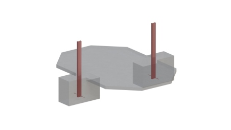 Piscine en bois Nemo 4.3x3 - H.1.18 m fixations à sceller