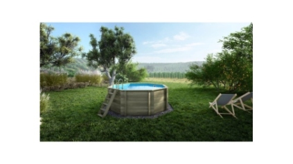 Piscine en bois Coral 3.25x3.25 - H.1.18 m autoportante