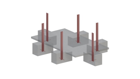Piscine en bois Aqua 4.65x2.85 - H.1.24 m fixations à sceller