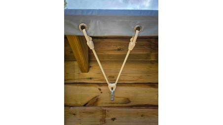 Bâche d'hiver  7.16 x 3.91 m pour piscine BAS7308